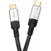 Кабель VCOM CU560-1.2M USB4 - USB4 (1.2 м, черный)